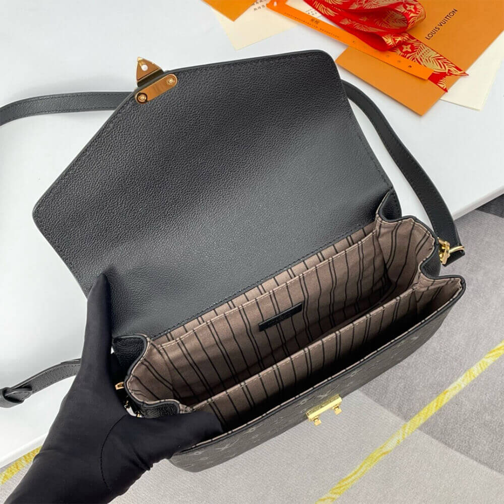 Black LV Pochette Metis - Image 9