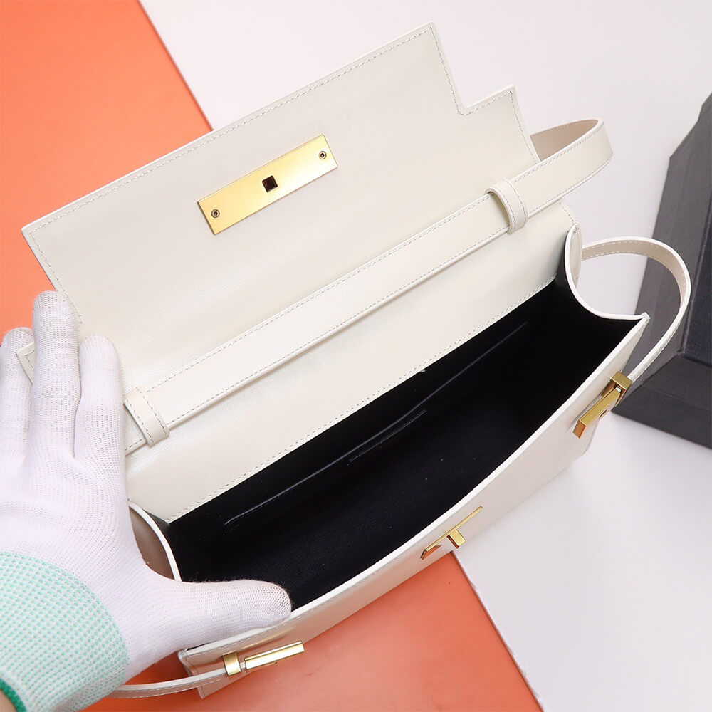 White YSL Manhattan Box - Image 9